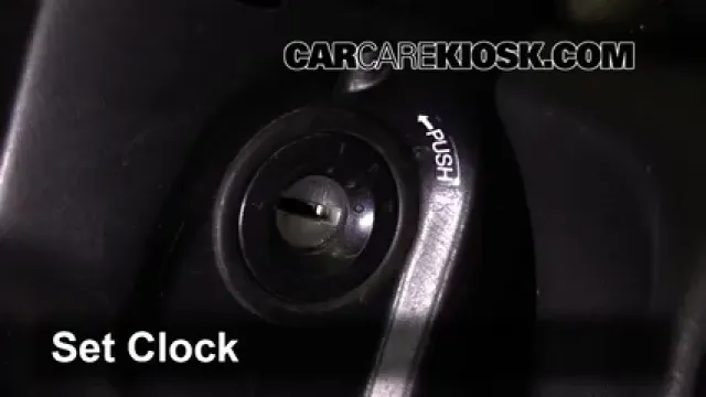 2000 Honda Prelude 2.2L 4 Cyl. Horloge Régler l'horloge